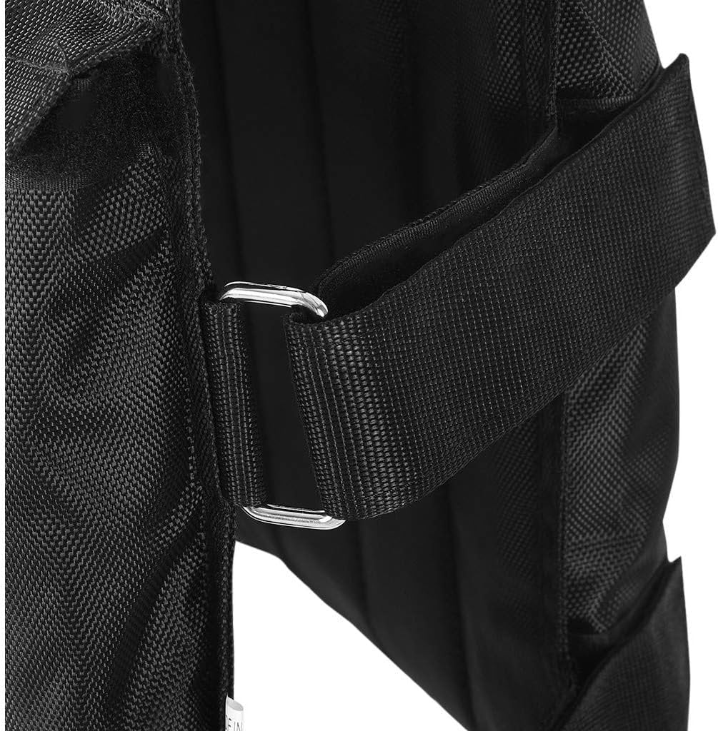 Verstelbaar Gewichtsvest voor Krachttraining tot 30kg Weerstand Bodyweight Cardio HIIT Fitness Workout