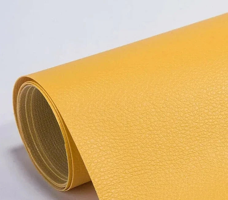 Zelfklevende Leren Reparatiefolie Knipbaar 50x138cm Meubelreparatie Bankstel Sofa Leer Herstellen Patch