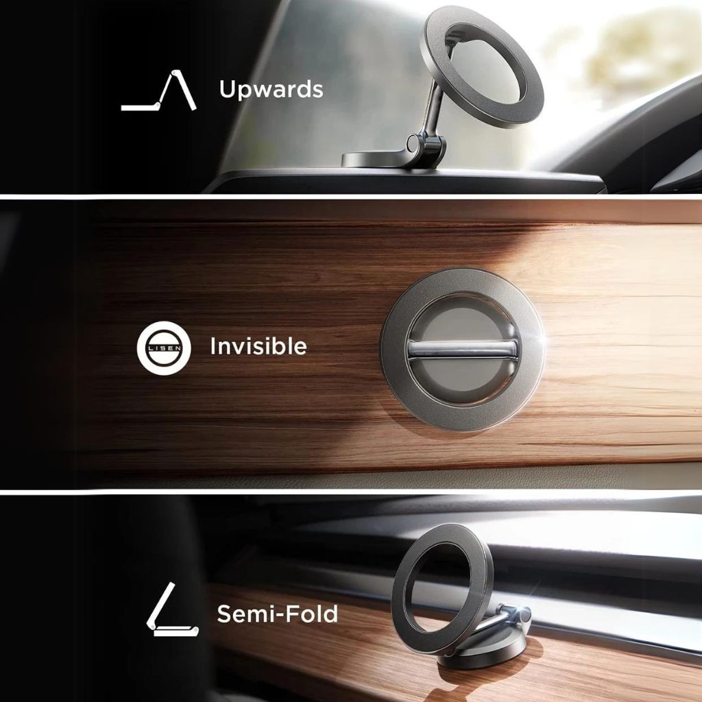 Magnetische Telefoonhouder Auto 360° Draaibaar Verstelbaar Dashboard Ventilatierooster Universele Smartphone Houder