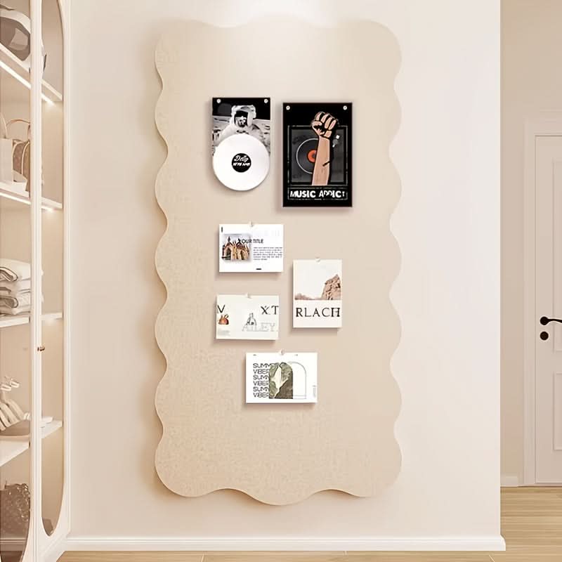 Vilten Prikbord Decoratief 60x120cm met Punaises voor Kantoor Thuiswerken Creatieve Ruimtes Muurbehang