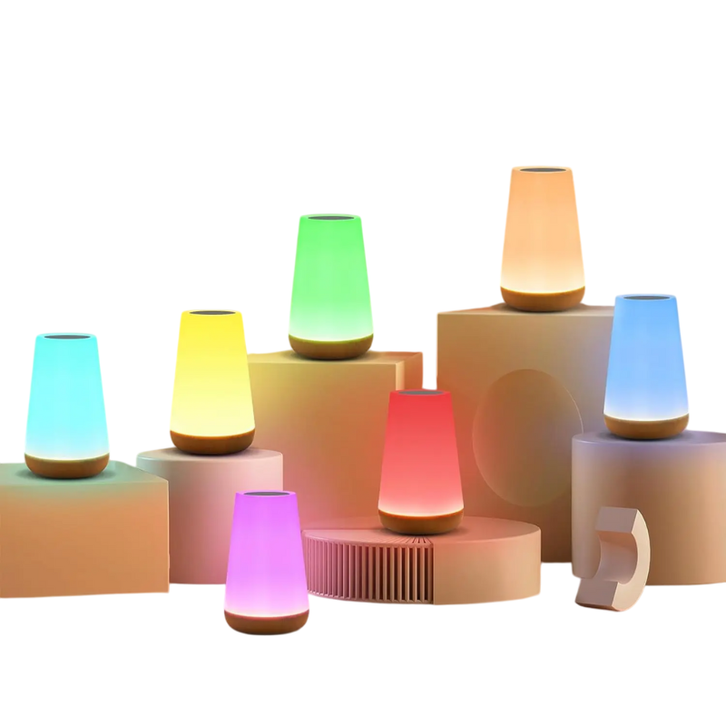 RGB Sfeerverlichting met Afstandsbediening - Dimbare Tafellamp 13 Kleuren Touch Control