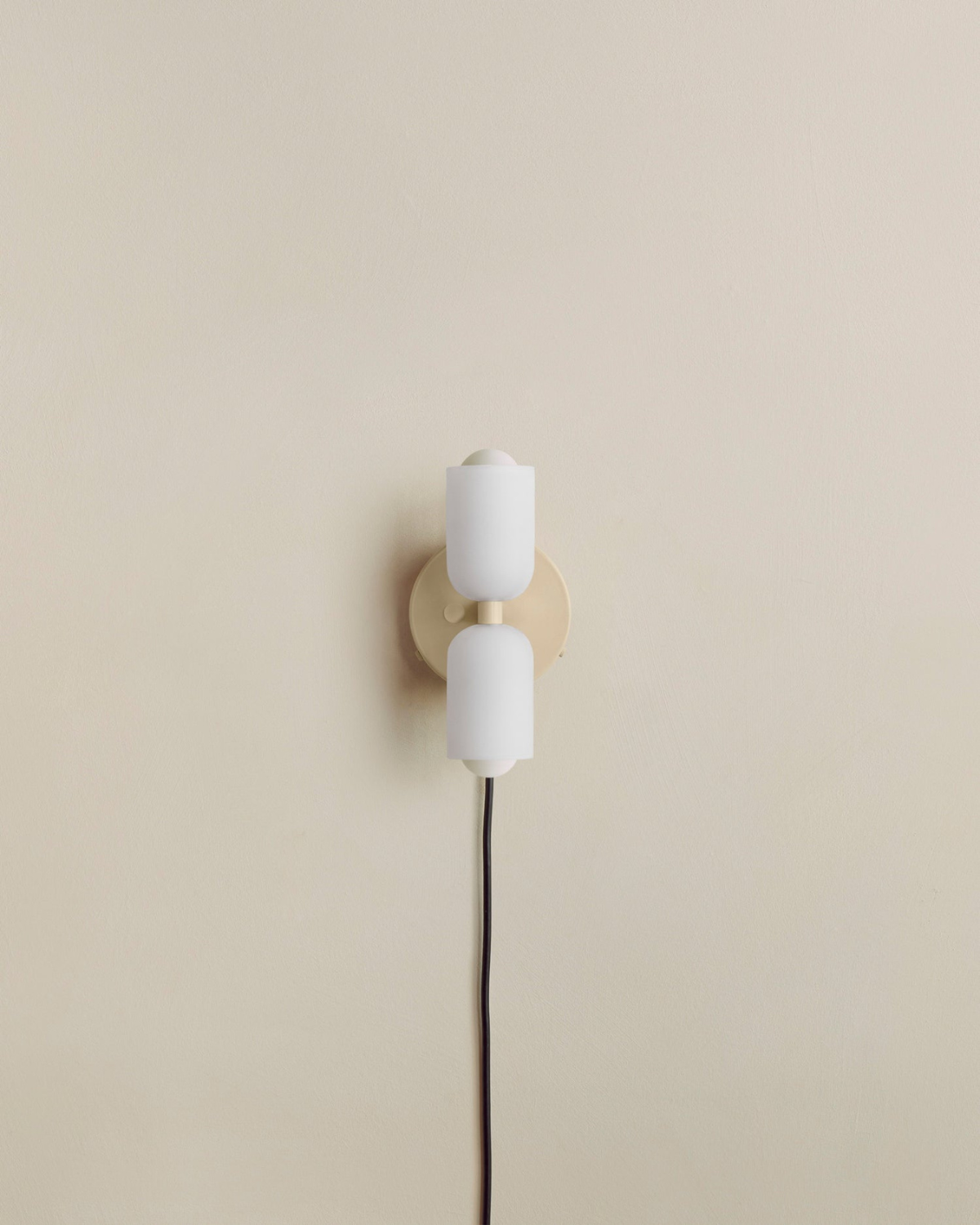 Wandlamp met Dubbele Glazen Kappen voor Slaapkamer en Woonkamer - E27 Wandverlichting