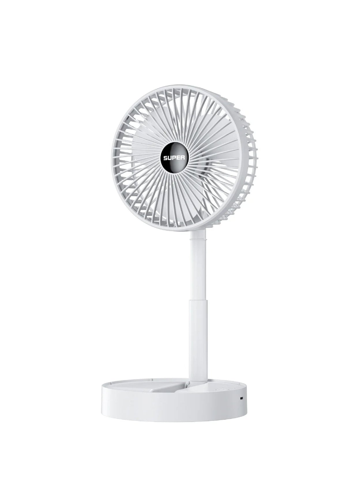 Opvouwbare Tafelventilator USB-Oplaadbaar met Vijf Standen - Compact en Stil
