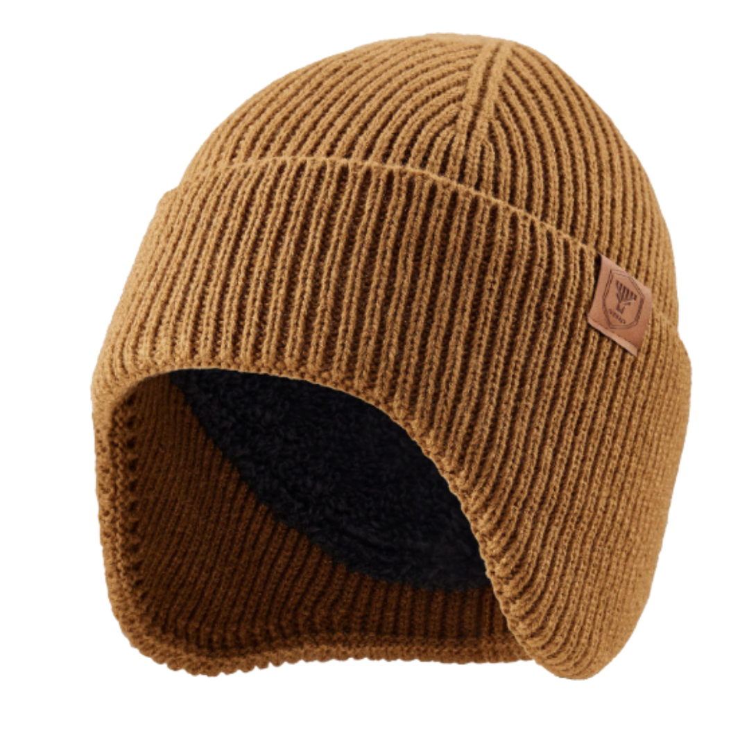 Gebreide Wintermuts met Oorflappen en Zachte Fleecevoering Unisex Outdoor Wintersport Skiën Wandelen