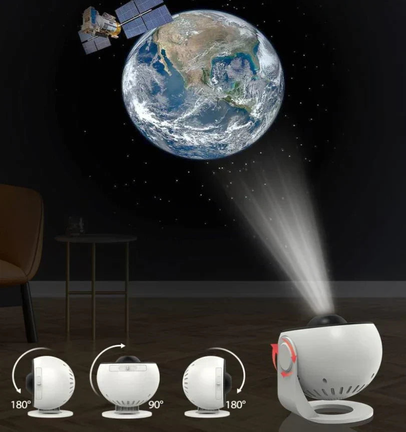 Galaxyprojectie Sterrenhemel Projector met Verwisselbare Schijven - Ruimtevisualisatie voor Kinderen en Volwassenen