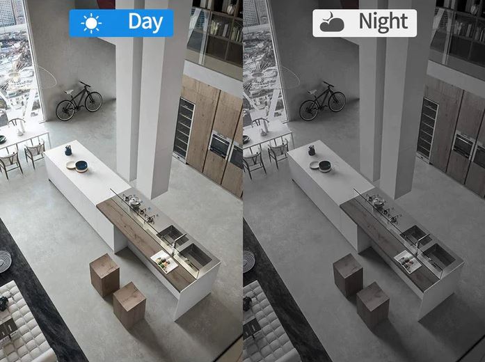 Compacte Beveiligingscamera WiFi 1080P Full HD met Nachtzicht en Bewegingsdetectie voor Thuisbeveiliging en Monitoring