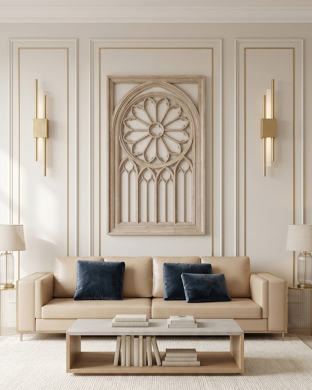 Scandinavische Minimalistische Wandlamp - Modern Verticaal Design met Gerichte LED-Verlichting - Zwart Goud