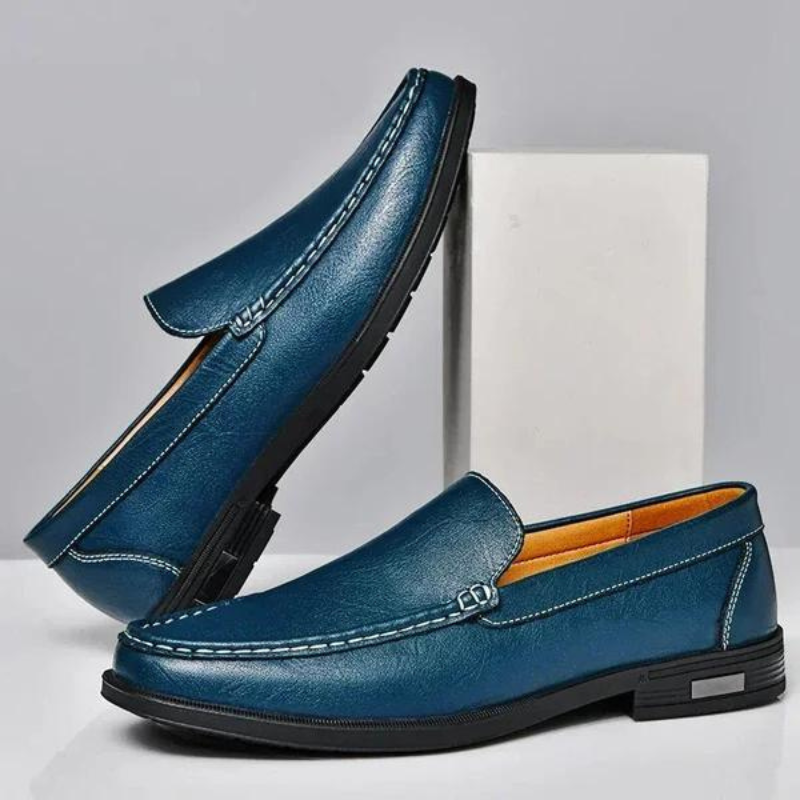 Loafers Echt Leer Heren Instappers Zwart Bruin Grijs Blauw Klassiek Zakelijk Casual Elegant Comfortabel