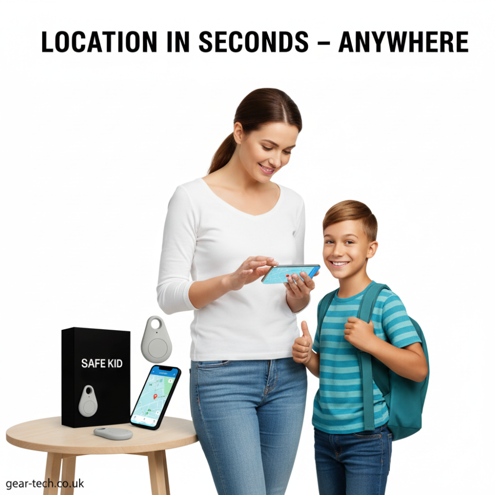 Mini GPS Tracker Bagage Koffer Waterdicht Live Locatie SOS-Alarm Compact Oplaadbaar Reizen