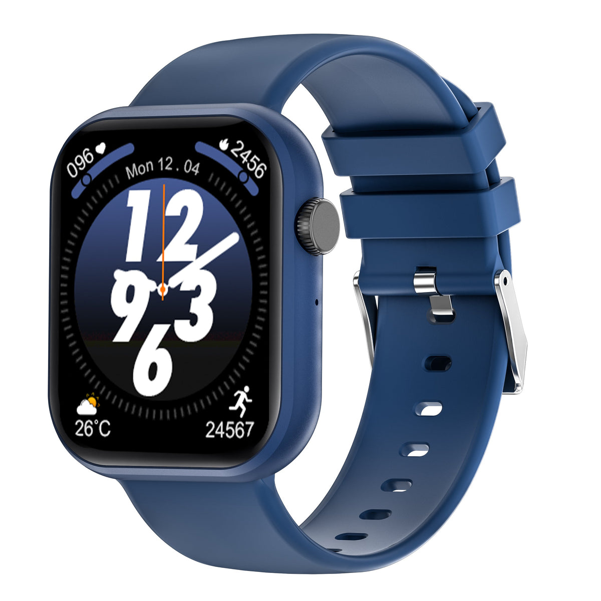 Gezondheidssmartwatch met Hartslagmeter Bloeddrukmeting Zuurstofwaarden Slaapmonitoring Waterdicht Sport