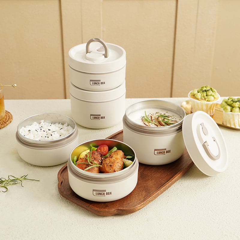Thermische Lunchbox - Warmhoud Lunchbox van RVS voor Werk, School & Onderweg
