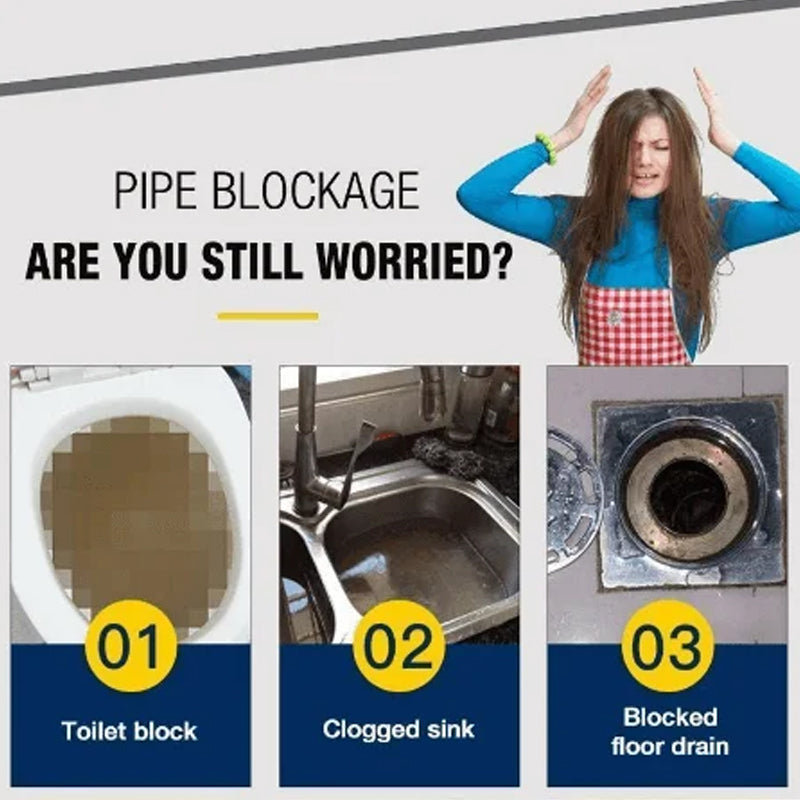 Afvoer Ontstopper Poeder voor Keuken Badkamer Toilet WC Gootsteen Wasbak Afvoerleiding Verstopte Leidingen