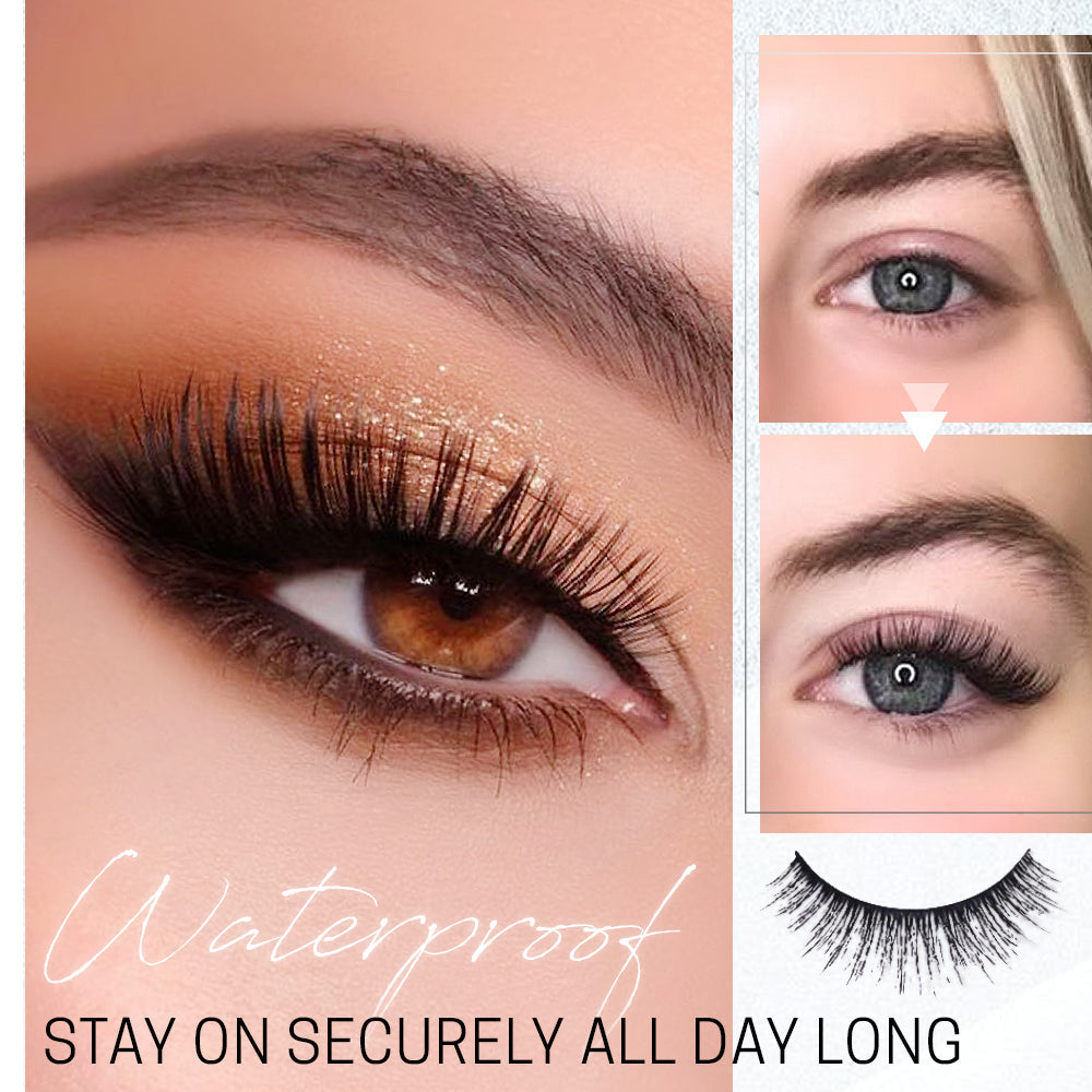 Herbruikbare Zelfklevende Nepwimpers Waterbestendig Natuurlijke Look zonder Lijm Valse Wimpers Oogmake-up