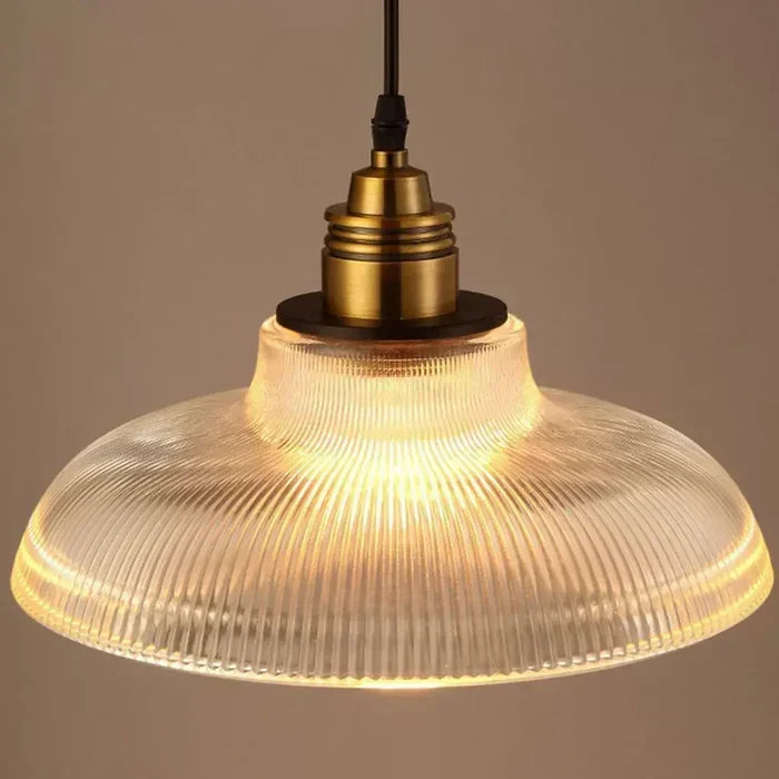 Hanglamp Glas met Metalen Frame Amber Transparant voor Eettafel Woonkamer Hal Moderne Verlichting 120cm