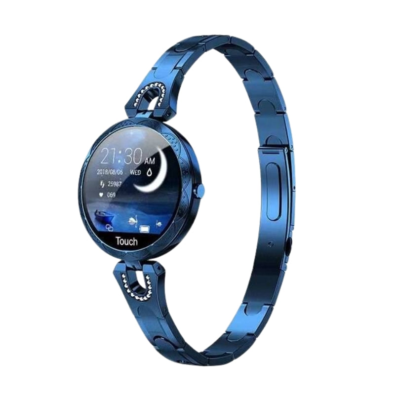 Waterdichte Smartwatch met Gezondheids- en Fitnessmonitoring - Roestvrij Staal
