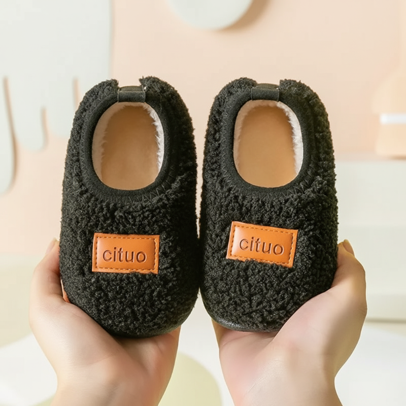 Zachte Winterpantoffels voor Kinderen met Antislipzool Warme Voering Comfort Binnenschoenen Peuters Kleuters