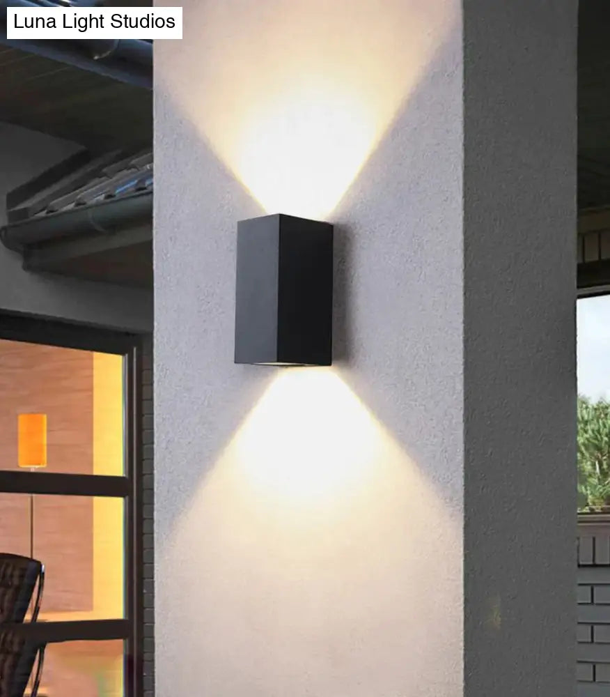 LED Buitenwandlamp Aluminium Vierkant Waterdicht IP65 Modern Design Tuinverlichting Portiekverlichting