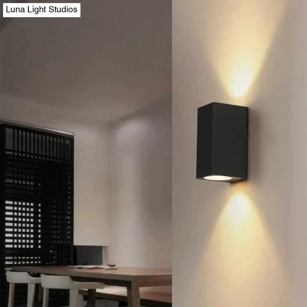 LED Buitenwandlamp Aluminium Vierkant Waterdicht IP65 Modern Design Tuinverlichting Portiekverlichting