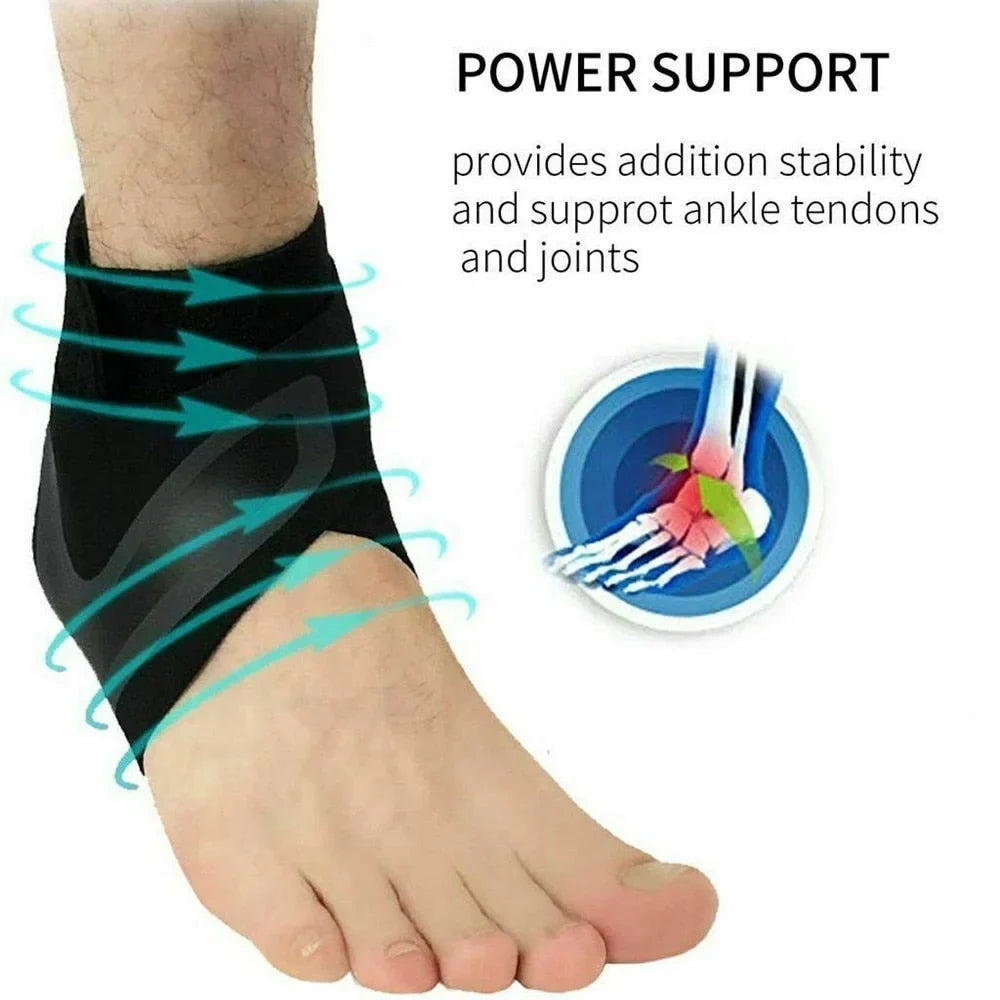 Verstelbare Enkelbrace met Compressie voor Optimale Ondersteuning bij Enkelklachten Blessures en Sportblessures