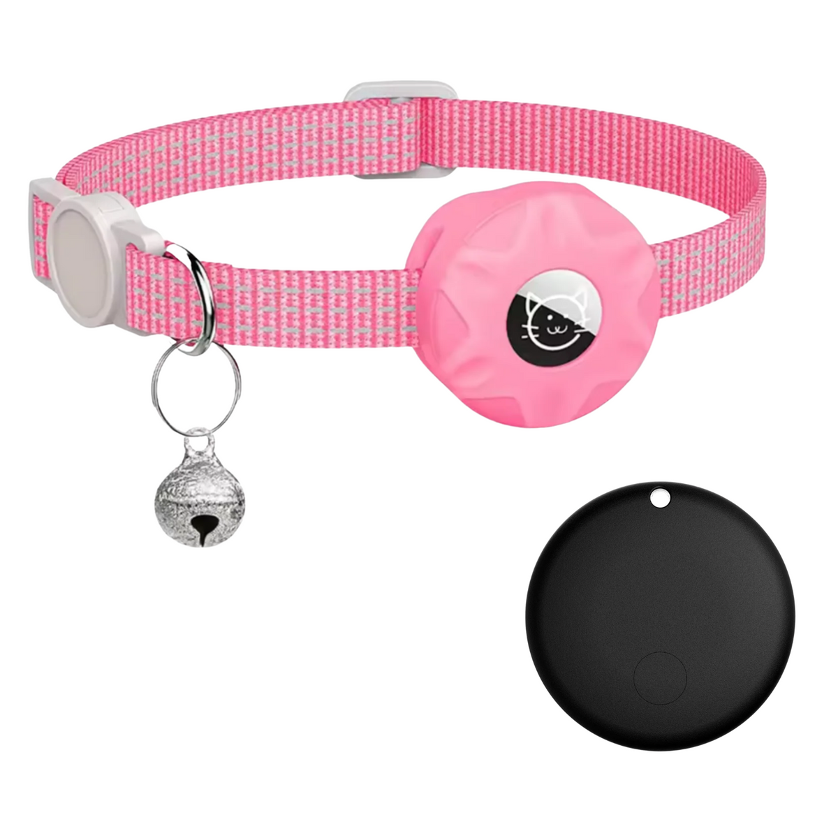 Slimme Locatietracker voor Honden en Katten met Reflecterend Halsband - Android - Compact & Waterdicht - 8-10 Maanden Batterijduur