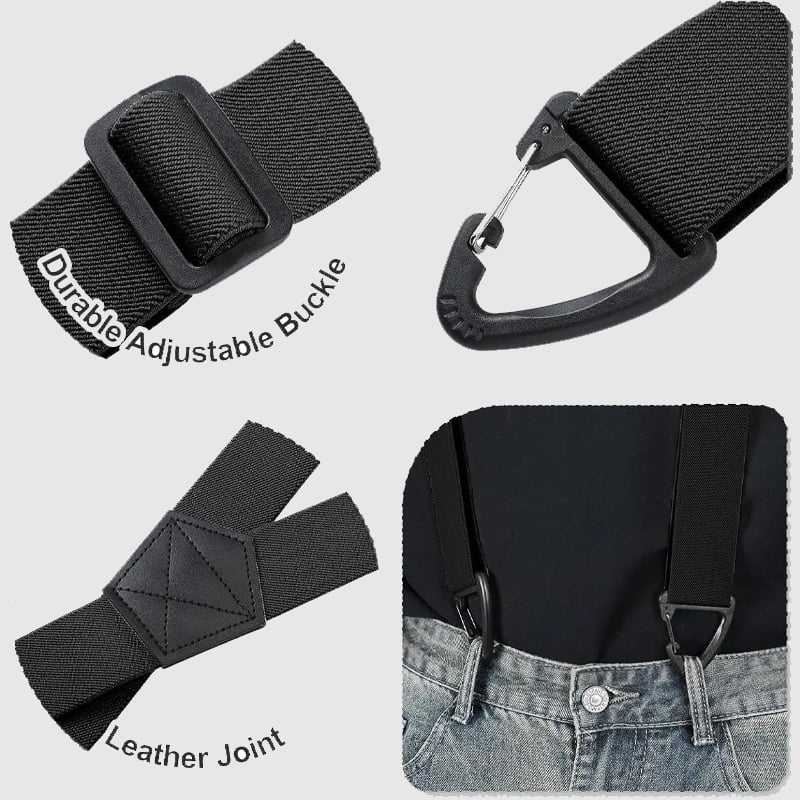 Bretels met 4 Clips - Verstelbaar en Antislip voor Comfortabel Draaggemak