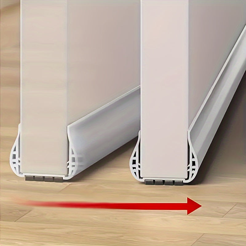 Verstelbare Tochtstrip voor Deur 93cm Polyester Isolatie Energiebesparing Deurstrip Geluiddemper Tochtwering