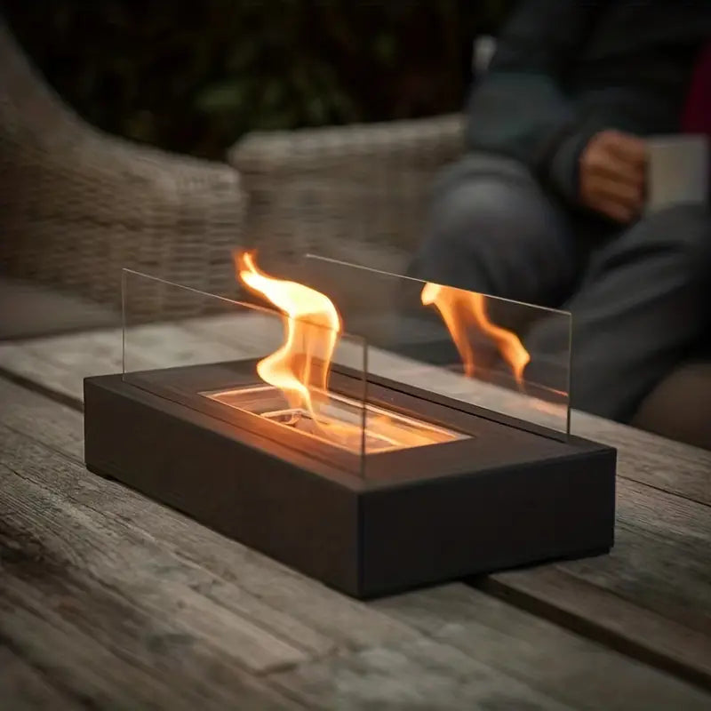 Luxe Bio-Ethanol Tafelhaard voor Binnen & Buiten - Rookvrije Sfeerhaard