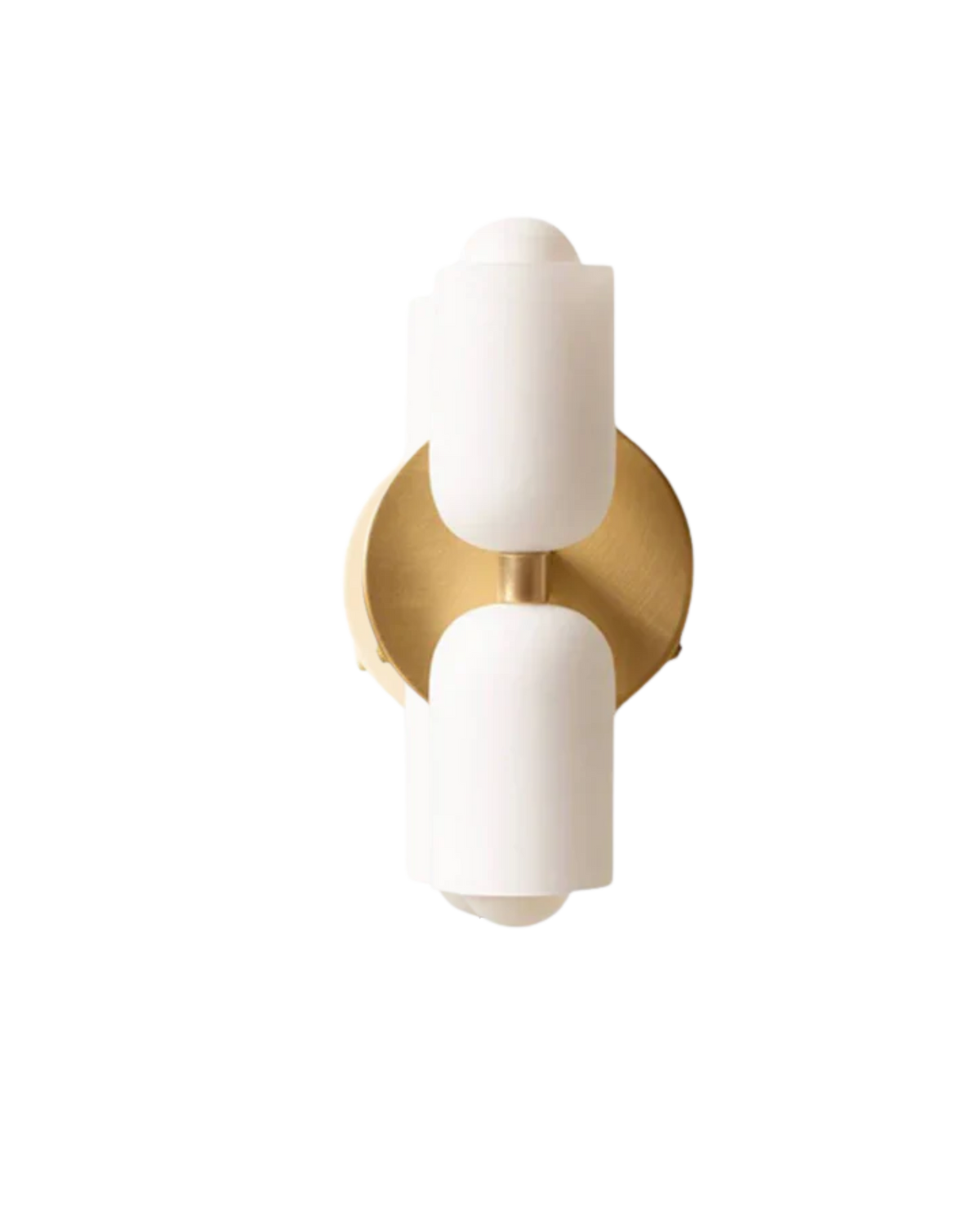 Wandlamp met Dubbele Glazen Kappen voor Slaapkamer en Woonkamer - E27 Wandverlichting