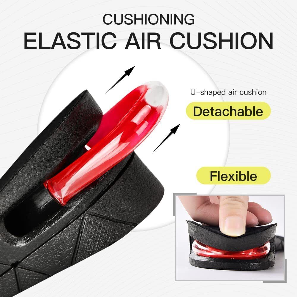 Verhogende Schoenzolen 9cm Extra Lengte Onzichtbaar Comfortabel Unisex voor Dagelijks Gebruik en Speciale Gelegenheden