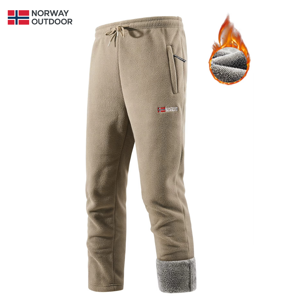 Thermische Sherpa Fleece Broek Heren Winterbroek Gevoerd Warme Vrijetijdsbroek Outdoor Wandelen Camping