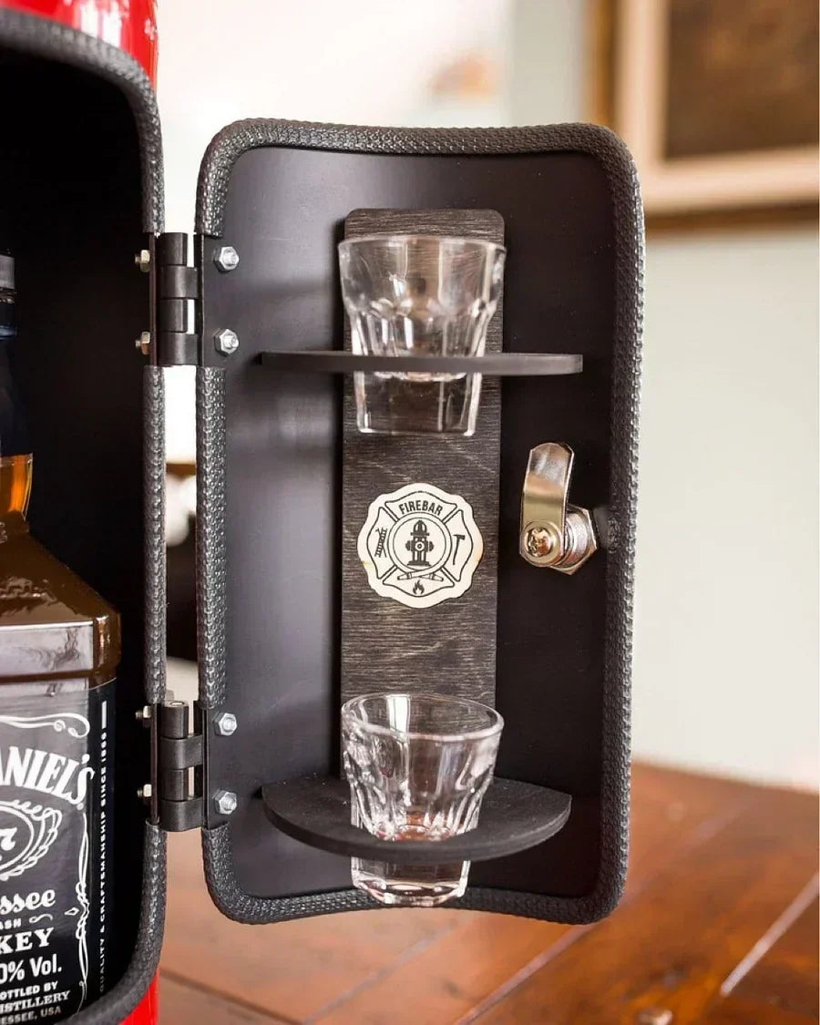 Geheime Bar in Brandblusser-vorm - Stijlvolle Drankopslag met Vintage Twist voor Thuisbar of Kantoor
