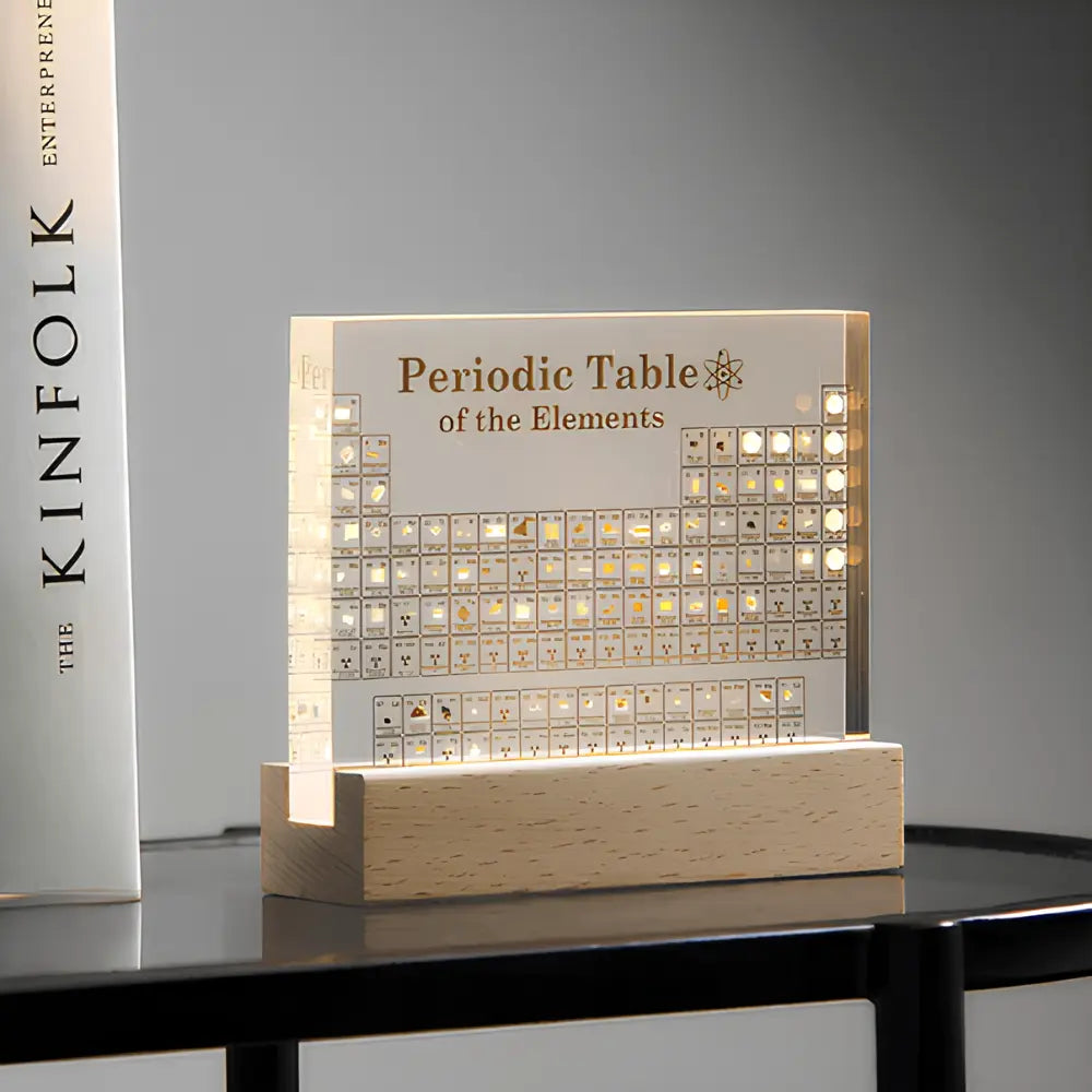 Periodiek Systeem Display Acryl 83 Elementen Educatief Wandobject Wetenschapsdecoratie Bureau Chemie