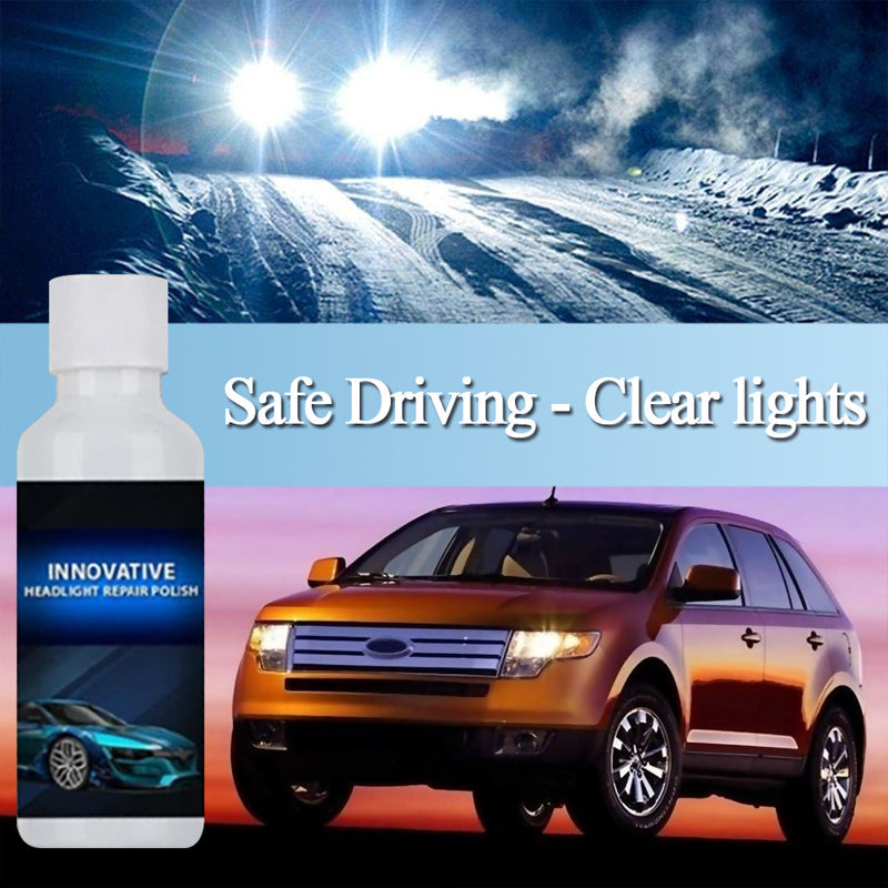 Koplamp Restauratie Set 20ml Herstelvloeistof met Spons voor Autolampen UV Bescherming Hydrofobe Coating