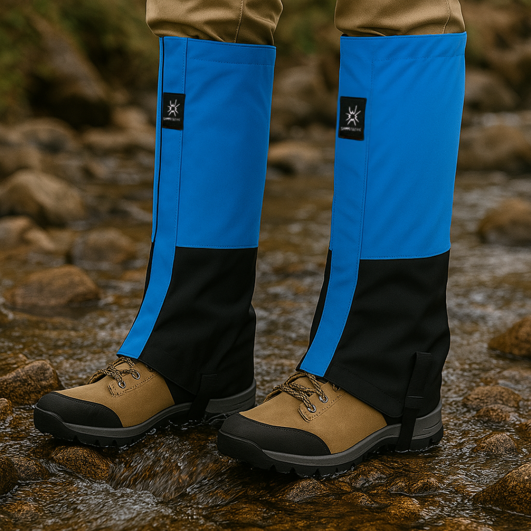 Waterdichte Beenkappen Trekking 40cm Hoog Verstelbaar Zwart Groen Blauw Geel Winterwandelen Ski Sneeuw