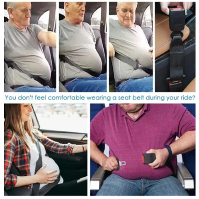Gordelverlenging Auto 36cm Metaal ABS Universeel Veiligheidsgordel Verlenger Extra Comfort Veiligheid