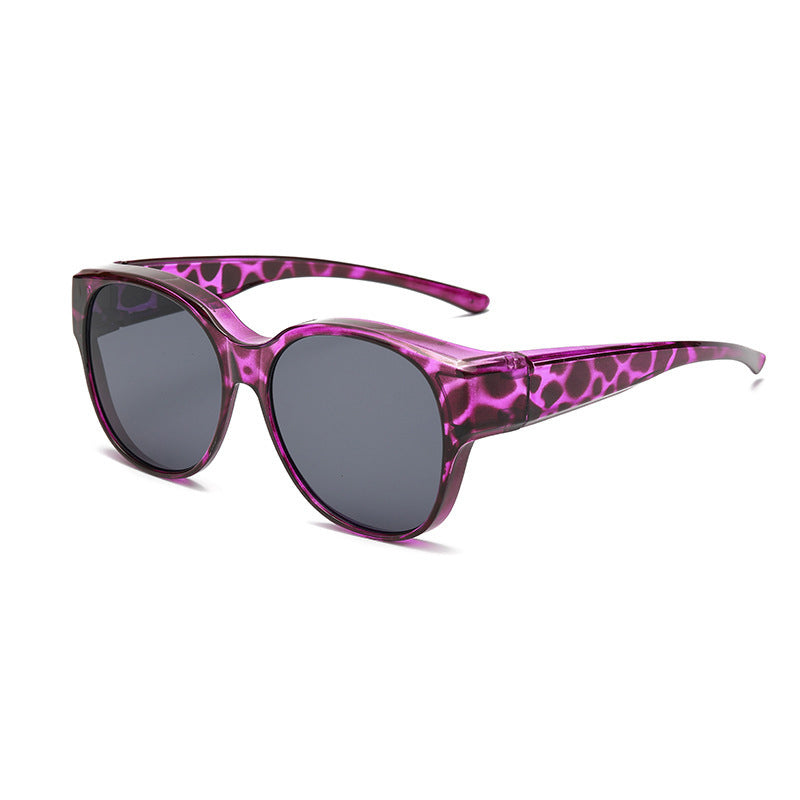 Overzet Zonnebril met Gepolariseerde Glazen UV400 Bescherming Cat-Eye Design voor Brillendragers Dames Heren