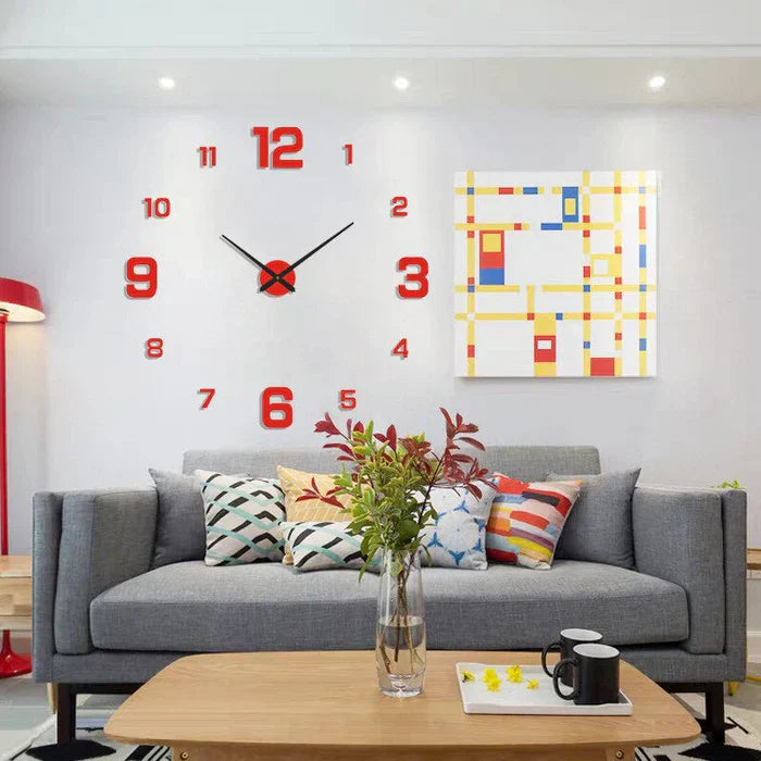 Design Wandklok met Uniek Artistiek Ontwerp - Stil en Decoratief voor Elk Interieur