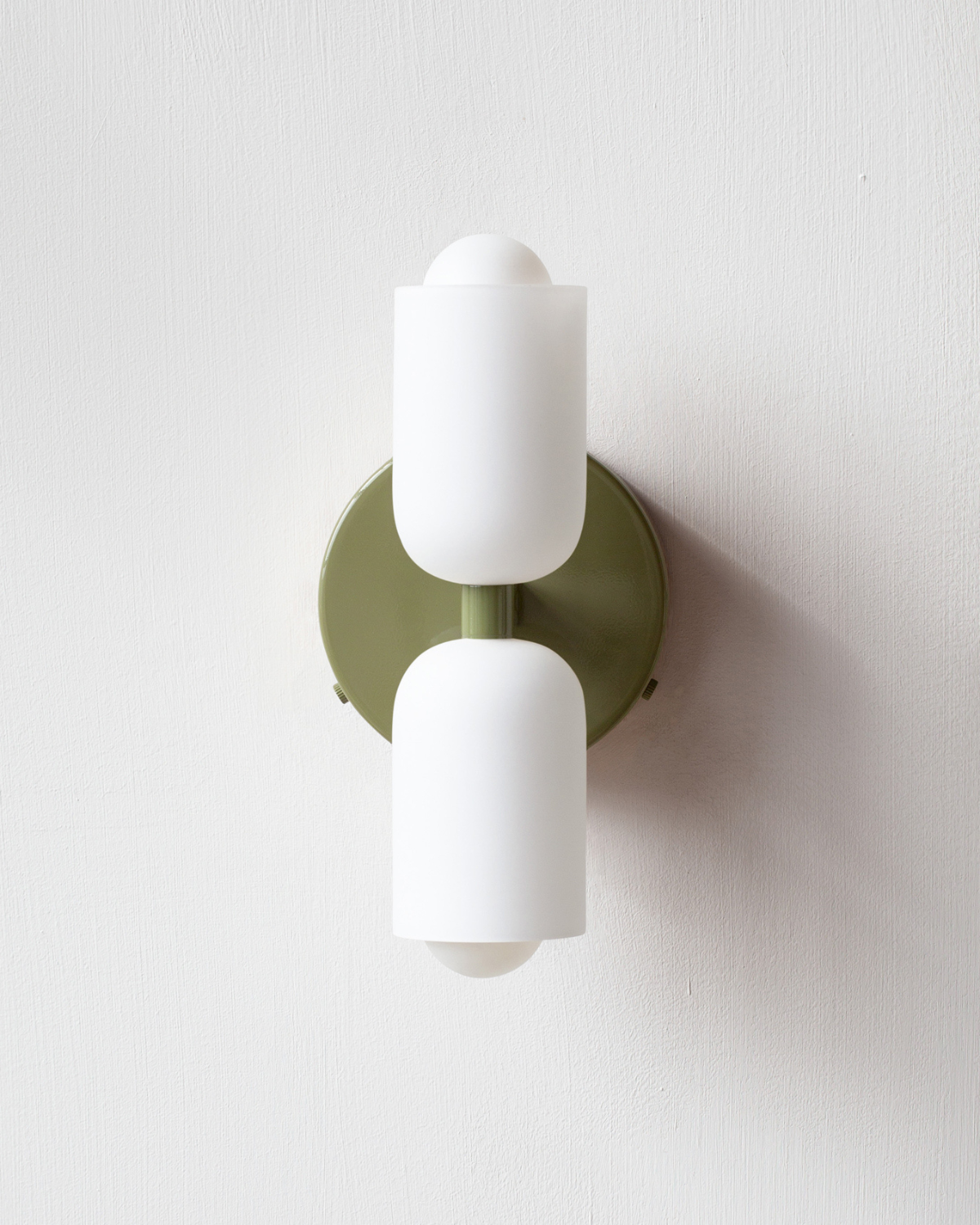 Wandlamp met Dubbele Glazen Kappen voor Slaapkamer en Woonkamer - E27 Wandverlichting