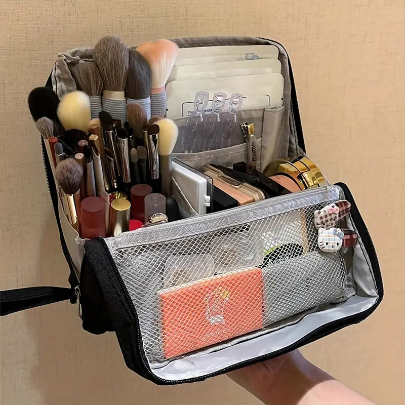 Georganiseerde Reiscosmeticatas - Compacte Make-up Organizer voor Onderweg