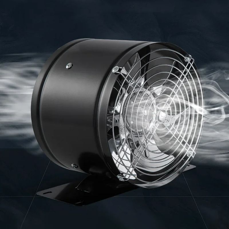 Afzuigventilator Keuken - Stille Wandventilator Rook & Geur Afvoer 4 inch 6 inch - Badkamer Toilet Ventilatie Systeem Afzuigkap Metalen Behuizing