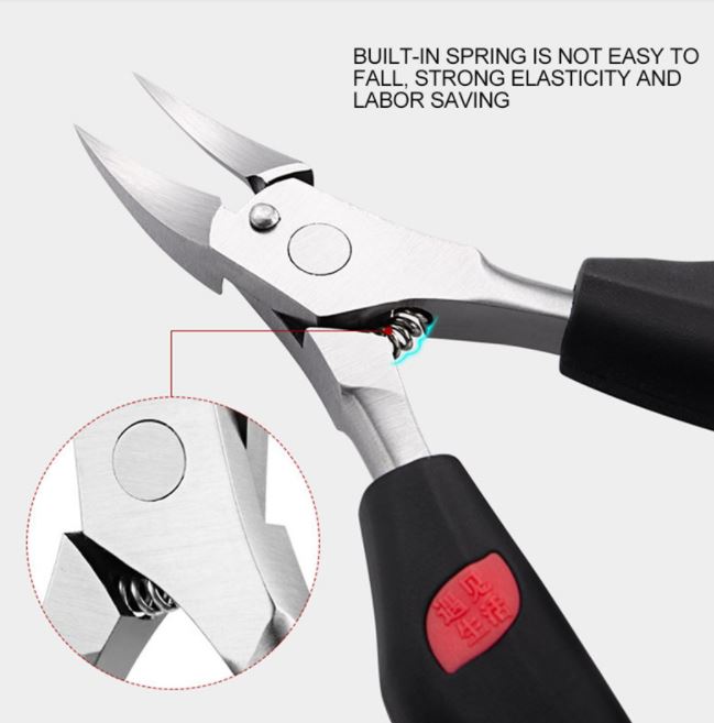 Nagelknipper Teennagels Ergonomisch RVS Dikke Nagels Ingegroeide Nagels Anti-Slip Grip Precisie Pedicure