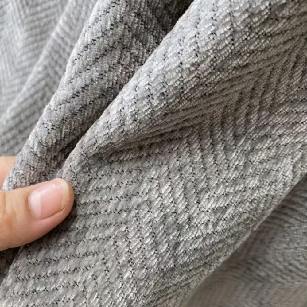 Chenille Bankhoes met Kwastjes - Stijlvolle Bescherming voor Bank en Fauteuil - Wasbaar & Waterdicht