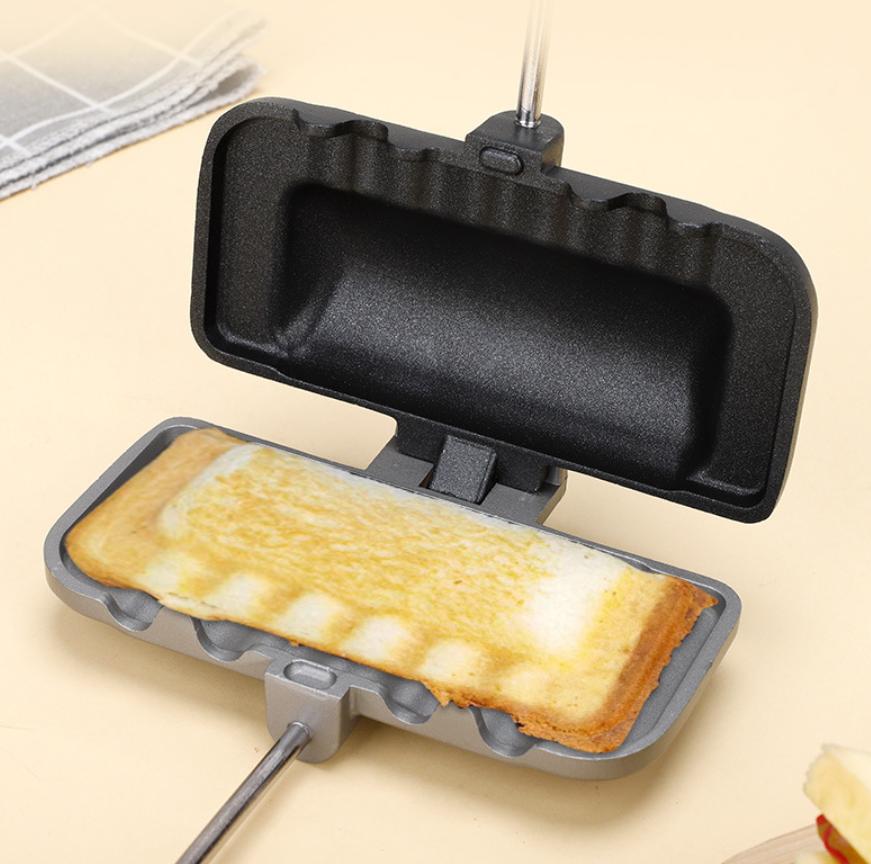Dubbelzijdige Sandwichbakpan - Aluminium Antiaanbaklaag voor Snel Bakken - 30,5 cm
