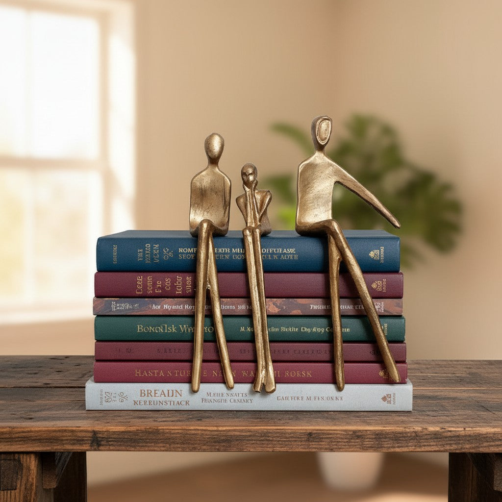 Geometrische Hondenbeeldje van IJzer - Minimalistisch Decoratief Sculptuur voor Bureau