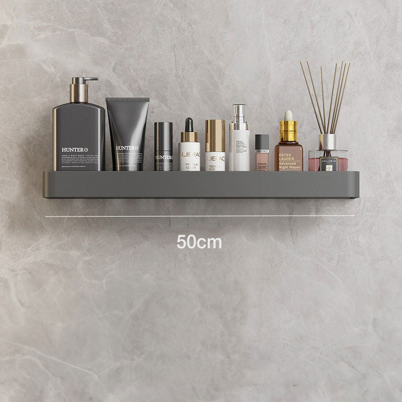 Wandrek Badkamer Metaal 30cm Grijs Wandplank Douche Shampoo Rek Opbergplank Muurrek Badkamer Accessoires Organizer