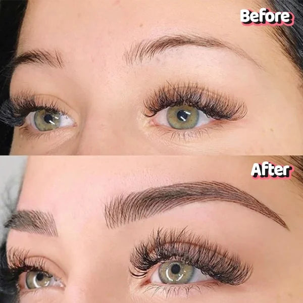 Wenkbrauwkwast met 4D Haarstrich-Effect voor Poeder Gel Pomade Microblading Look Natuurlijke Wenkbrauwen