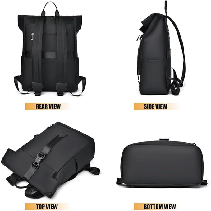 Multifunctionele Reisrugzak met USB-poort Waterdicht Lichtgewicht Laptop Dagelijkse Rugzak Comfortabel