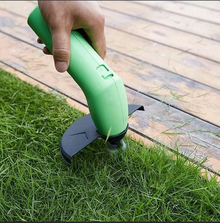 Draadloze Onkruidtrimmer Mini Grastrimmer Batterij Telescopische Steel Tuinonderhoud Onkruid Verwijderen