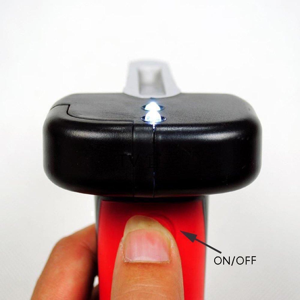 Multifunctionele Auto Noodhamer met LED Zaklamp Veiligheidstool Gordelsnijder Steungreep Raambreker Veiligheid