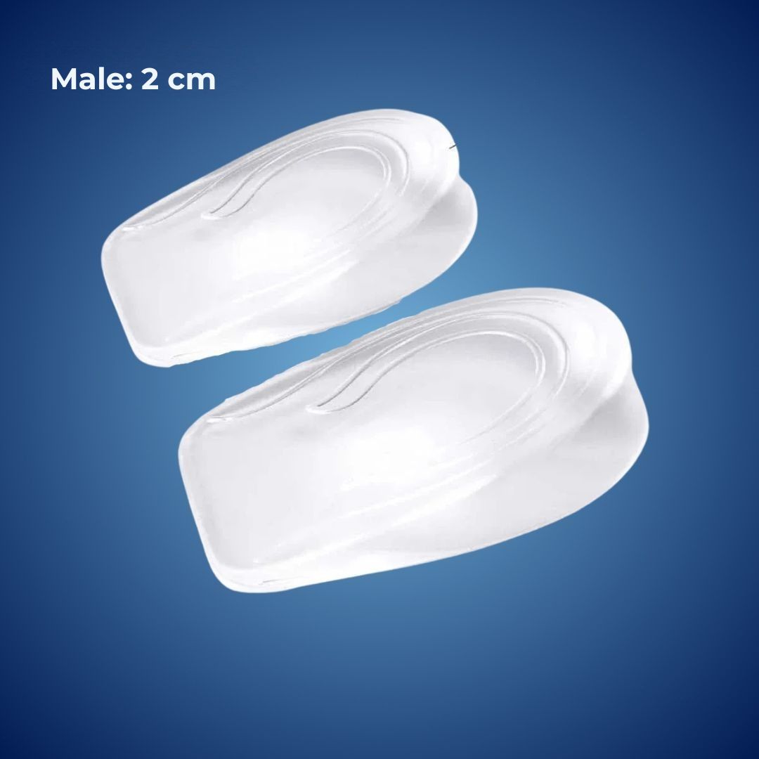 Siliconen Gel Hielkussens voor Lengteverhoging en Pijnverlichting - Anatomisch Comfort
